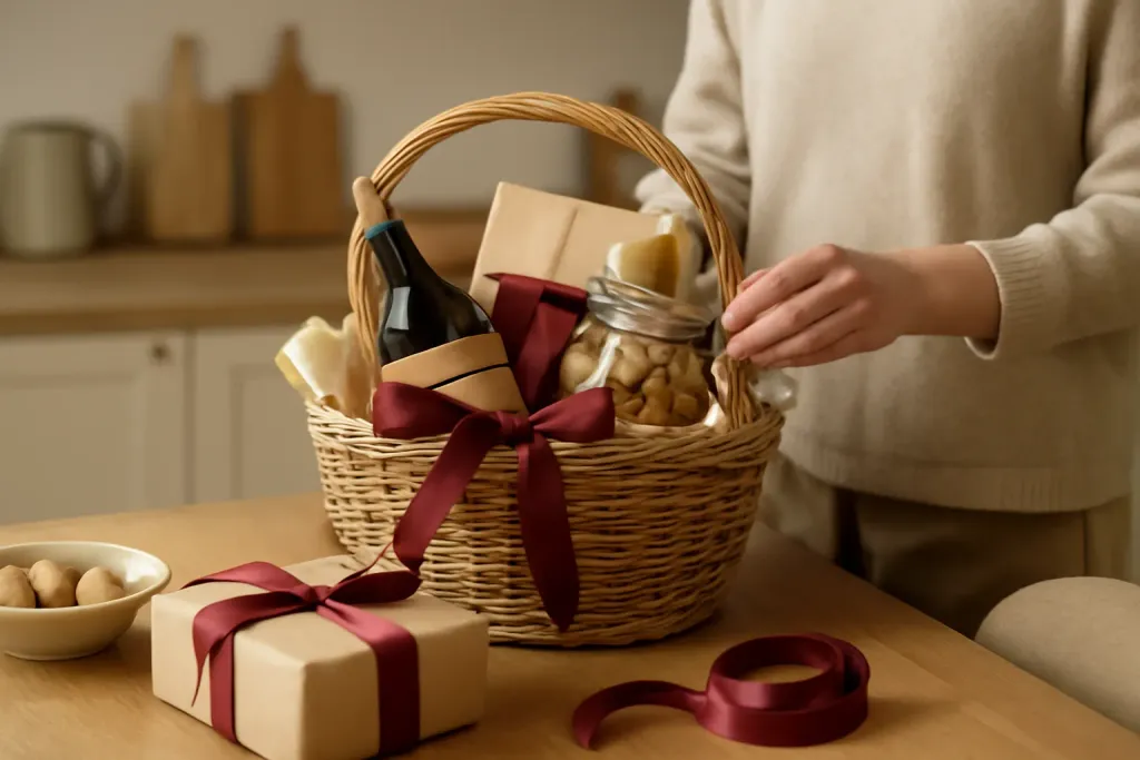 Editorial photograph illustrating Basket Ideas by Budget, Style, and Occasion from the Breakfast Gift Basket For Couples guide