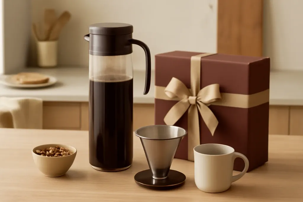 Editorial photograph representing Cold Brew Gift Set