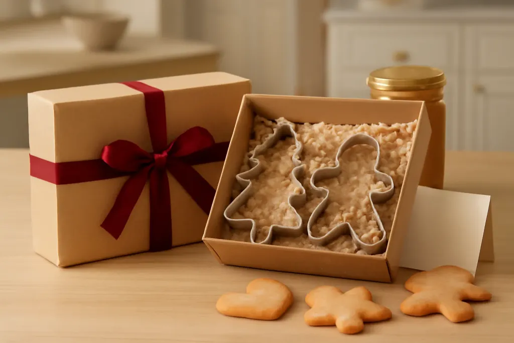 Editorial photograph representing Custom Cookie Cutter Gift Set