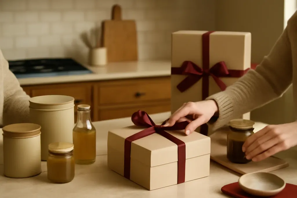 Editorial photograph illustrating How to Match the Set to the Kitchen from the Custom Pantry Label Gift Set guide