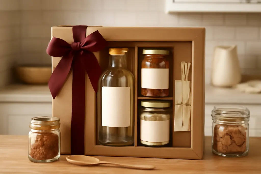 Editorial photograph representing Custom Pantry Label Gift Set