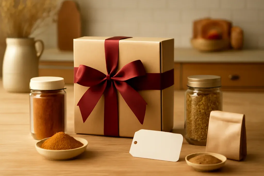 Editorial photograph representing Custom Spice Blend Gift Ideas