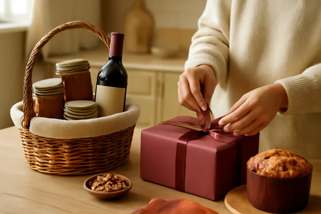Editorial photograph illustrating Matching the Basket to the Occasion from the Gourmet Sandwich Gift Basket guide