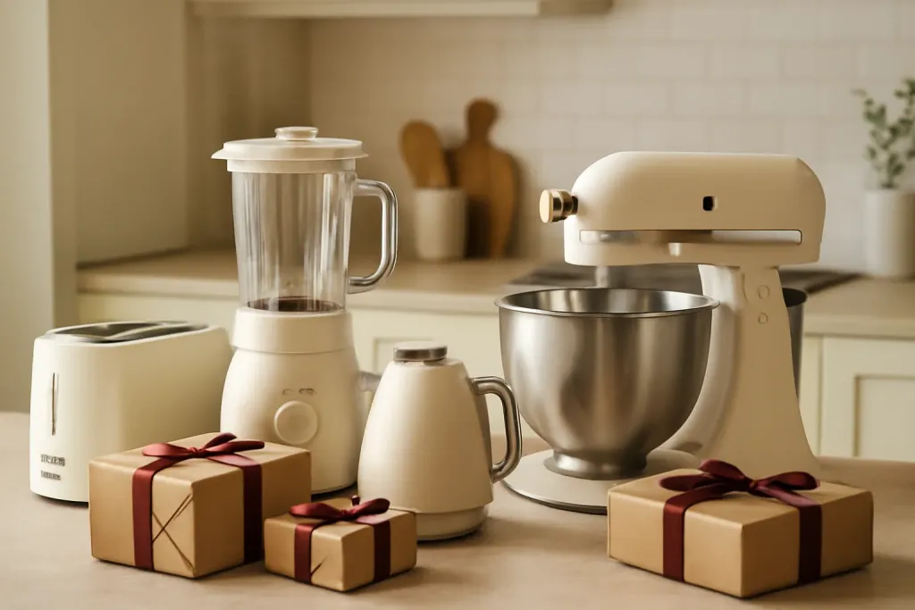 Editorial photograph illustrating Small Appliances for New Cooks from the Graduation First Kitchen Gifts guide
