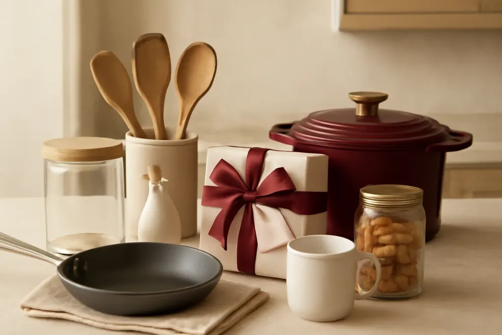 Editorial photograph representing Graduation First Kitchen Gifts