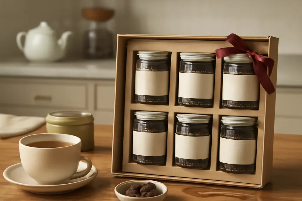Editorial photograph representing Tea Tasting Gift Set